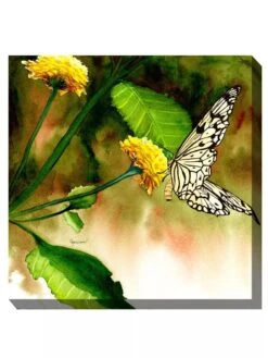Butterfly Kiss Outdoor Wall Art -Garden Serie Store 8613998 01V 3 4