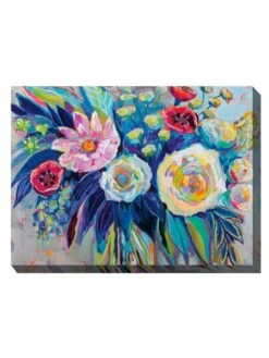 Floral Array Outdoor Wall Art -Garden Serie Store 8614011 01V 3 4