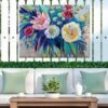Floral Array Outdoor Wall Art -Garden Serie Store 8614011 02V floral array outdoor wall art