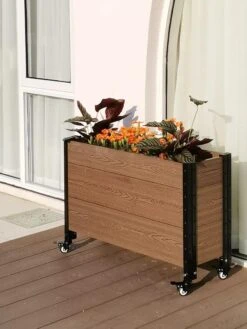 Mobile Deep Trough Planter -Garden Serie Store 8614263 04V