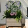 Mobile Deep Trough Planter With Trellis 2 Mobile Deep Trough Planter With Trellis -Garden Serie Store 8614265 05V mobile deep trough planter with trellis