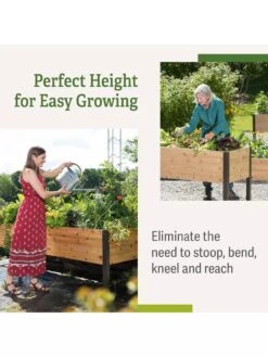 Elevated Planter Box, 2' X 8' -Garden Serie Store B00EOW8FHU raisedbed benefits 1